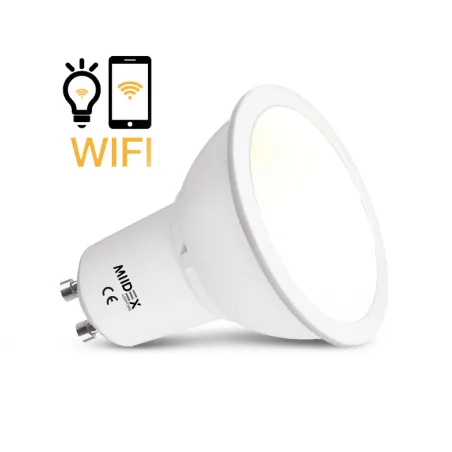 LED   5  W   GU10 WIFI  100deg  CCT + DIMMABLE BOITE