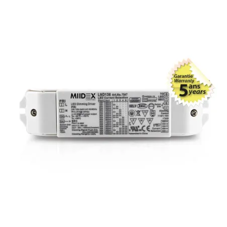 ALIM LED  DALI PUSH 12-38W   3-66 VDC 200-1050mA   IP20 0-10V