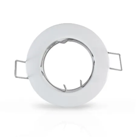 SUPPORT DE SPOT ROND BLANC 79 mm
