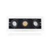 SPOT CARDAN 230 V 3 X 10 W 24deg 4000 K  BLANC ORIENTABLE BOITE