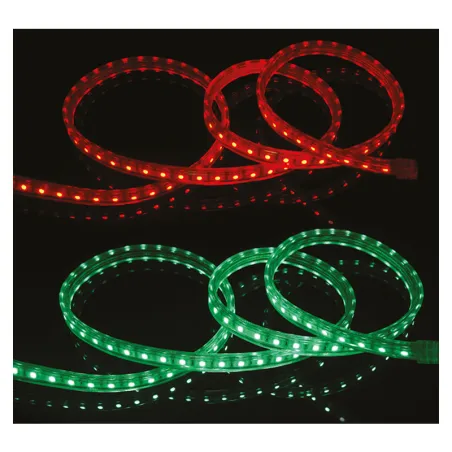 BOBINE LED  5050  50 M 8W/M 230 V IP65   RGB + ALIM