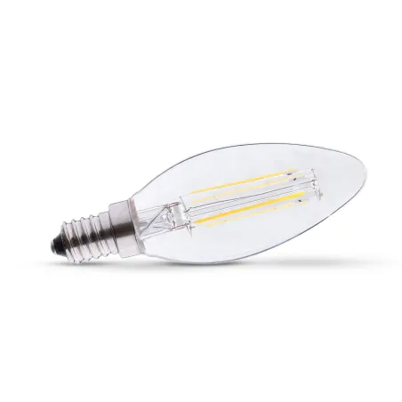 LED FIL COB FLAMME E14 4 W 4000 K CLAIRE BOITE