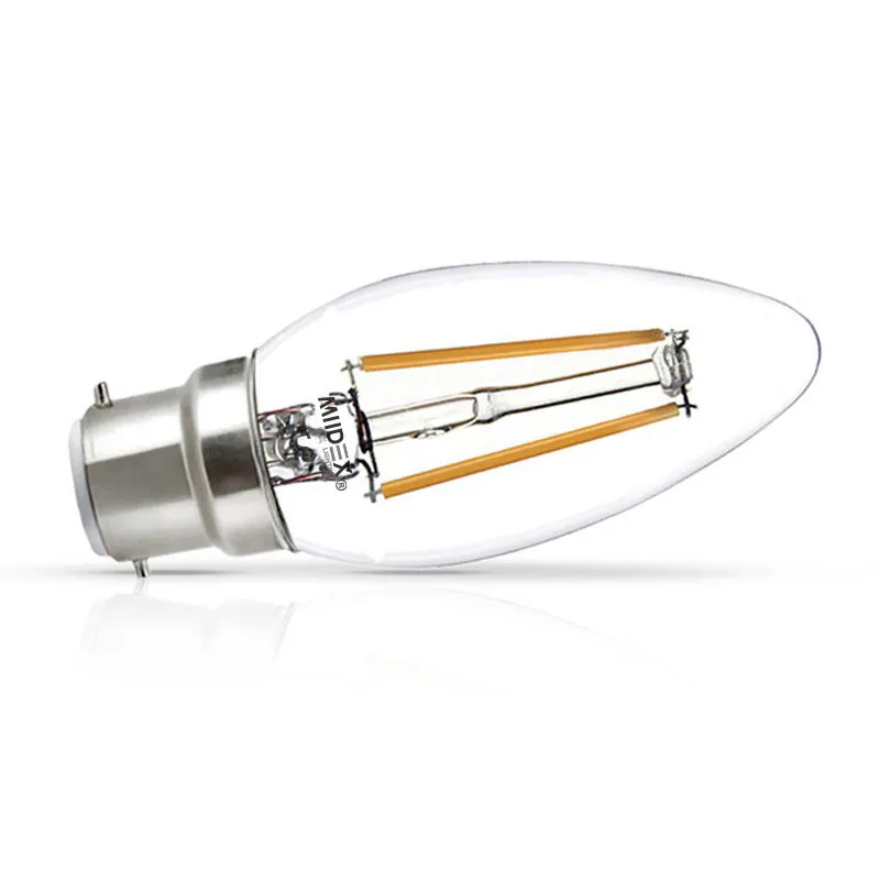 LED FIL COB FLAMME B22 4 W 2700 K CLAIRE BLISTER