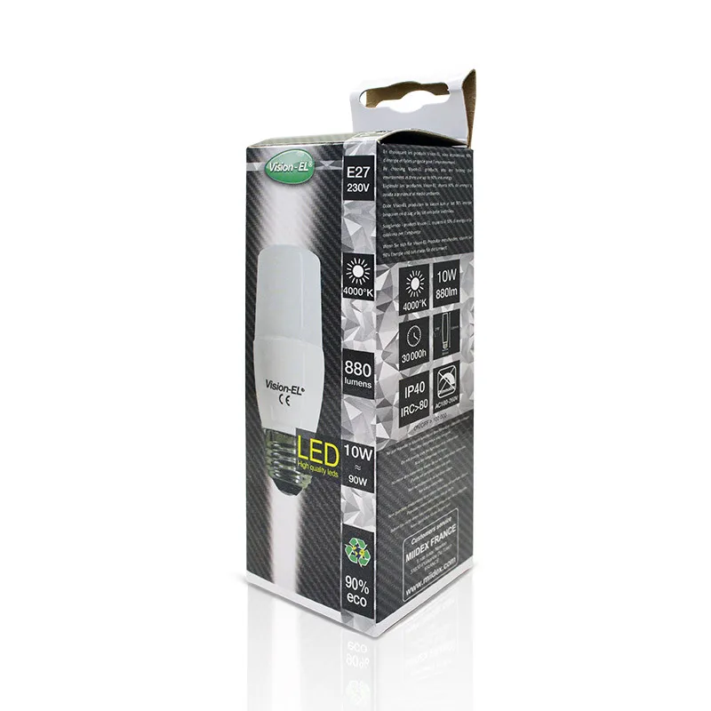 LED TUBE E27 10 W 4000 K BOITE