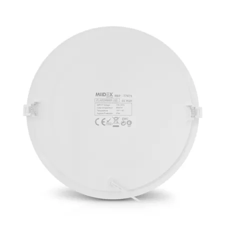 LED PLAFOND  DIAM 300  24 W  4000 K  BLANC PC
