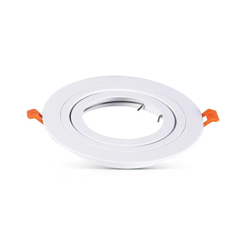SUPPORT DE SPOT    ROND BLANC    ORIENTABLE 180 mm