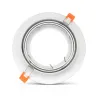 SUPPORT DE SPOT    ROND BLANC    ORIENTABLE 180 mm