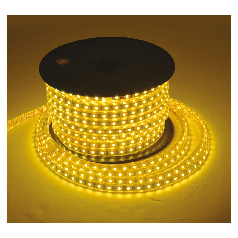 BOBINE LED  5050  20 M 8W/M 230 V IP65   2300 K + ALIM