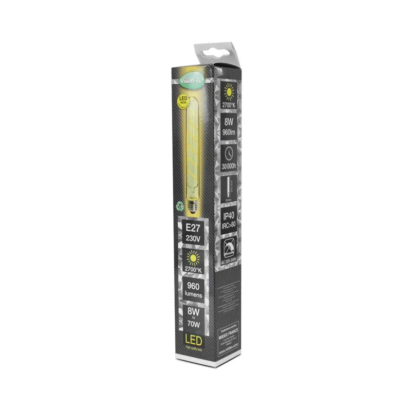 LED FIL COB ST30 E27 8 W 2700 K GOLDEN BOITE