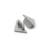 TERMINAISON PROFILE LED ANGLE 45deg GRIS PACK DE 2