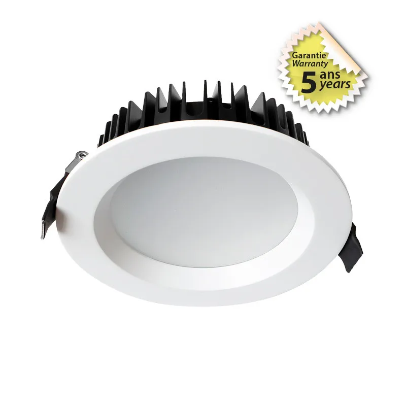 LED DOWNLIGHT BLANC ROND 28 W  4000 K 5 ANS