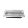 SPOT LED ENCASTRABLE E27 IP44 RECTANGLE GRILLE INOX 304