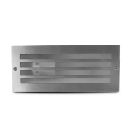SPOT LED ENCASTRABLE E27 IP44 RECTANGLE GRILLE INOX 304