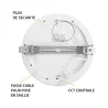 LED PLAFOND DIAM  225  18 W        CCT PC  BLANC DIAM ENCAST AJUST