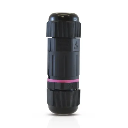 CONNECTEUR ETANCHE IP68 450 V NOIR 3 FILS