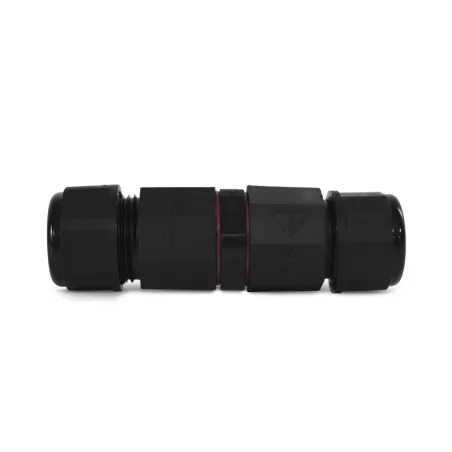 CONNECTEUR ETANCHE IP68 250 V NOIR 3 FILS AUTOMATIQUE MONOBLOC