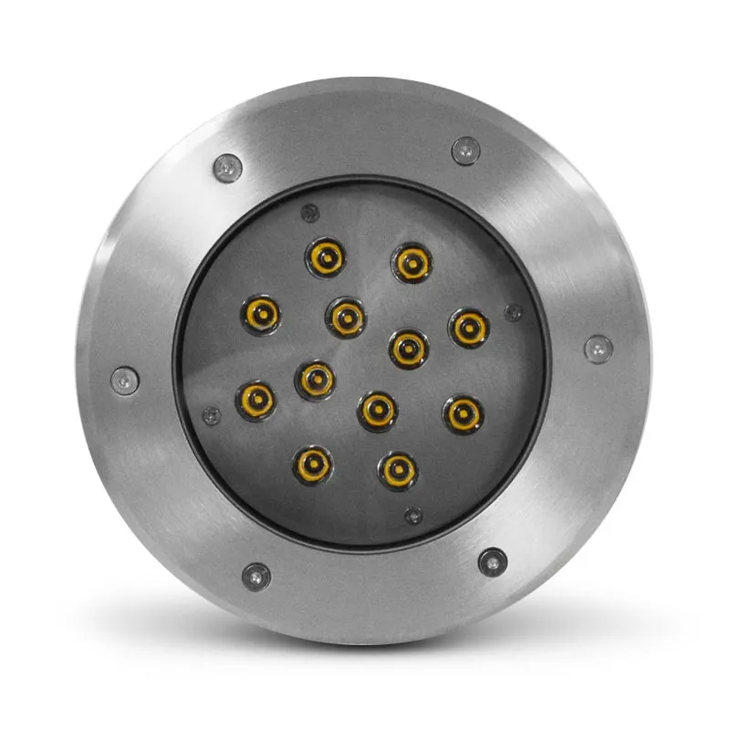 SPOT ENCASTRABLE LED DIAM 210 12 W ROND 3000K IP67 316L