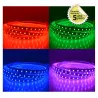 Ruban LED RGB + Blanc 4000K IP67 – 5 mètres 24V | Bandeau LED Étanche Multicolore avec Blanc Neutre