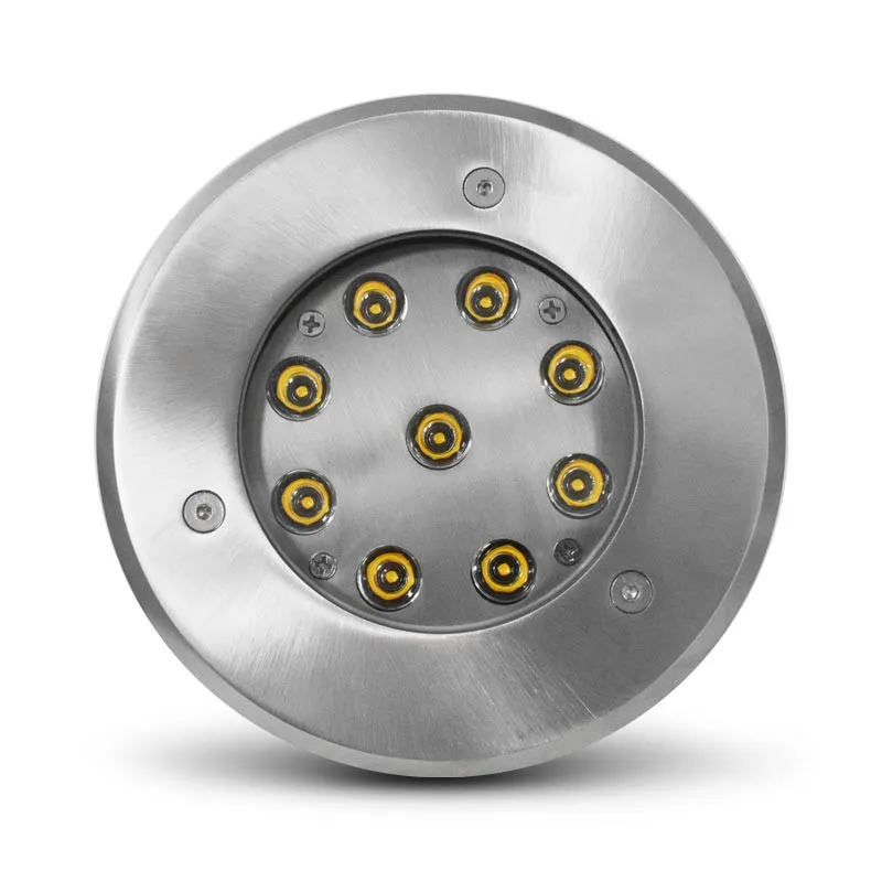 SPOT ENCASTRABLE LED DIAM 165 9 W ROND 3000K IP67 316L
