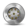 SPOT ENCASTRABLE LED DIAM 165 9 W ROND 3000K IP67 316L