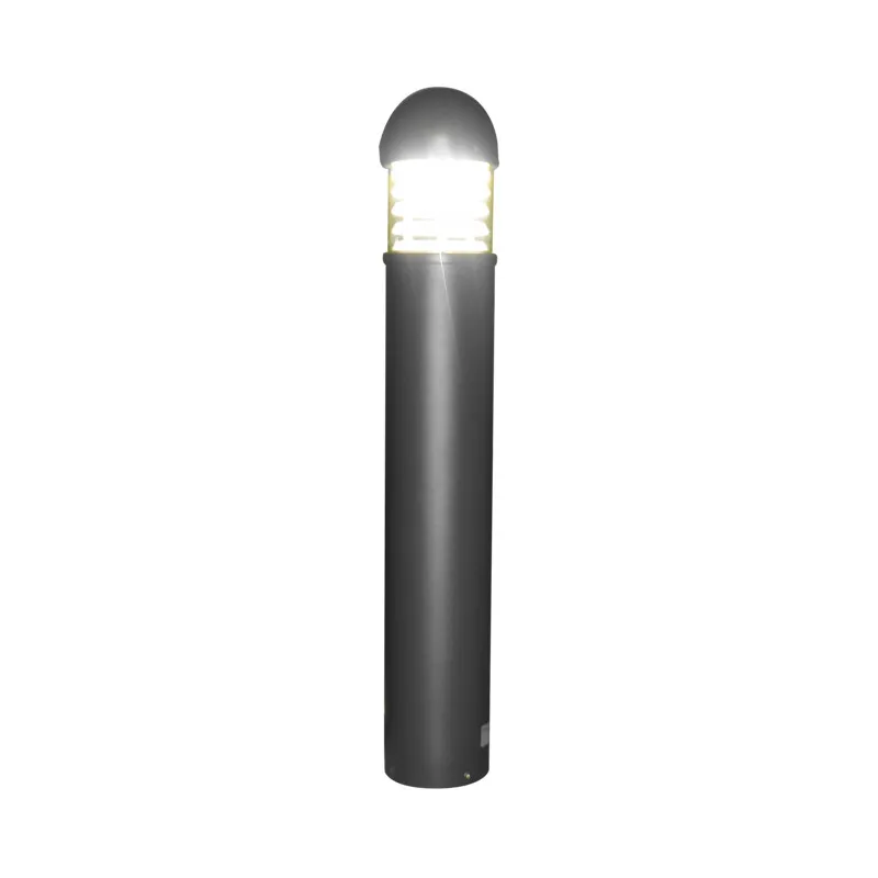 POTELET PARALUME 230 V 25 W GRIS 3000 K IP65 TRANS