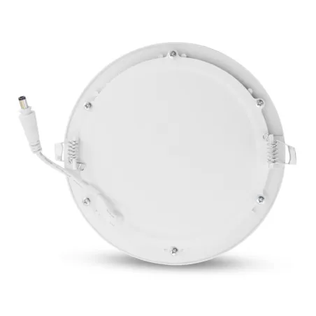 LED PLAFOND DIAM 170 12 W 4000 K ALU BLANC