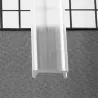 DIFFUSEUR PROFILE LED CLIP 15,4MM TRANSPARENT 1000MM x10