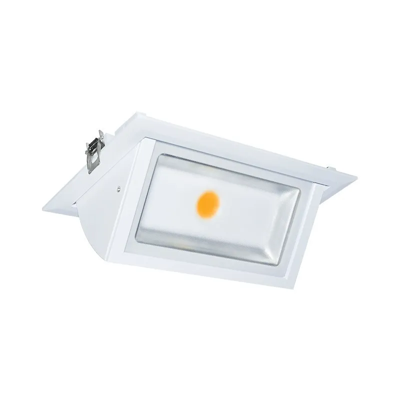 SPOT ENCASTRABLE ORIENTABLE 230 V  235 X 145  30 W BLANC 3000 K