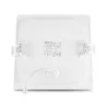 PLAFONNIER LED BLANC 147 X 147 10W 6000K