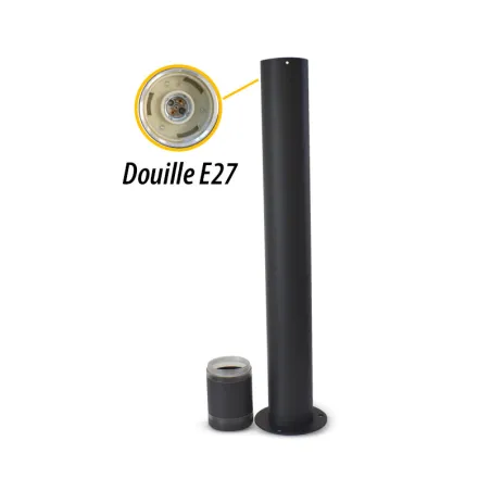 POTELET E27 ANTHRACITE IP44