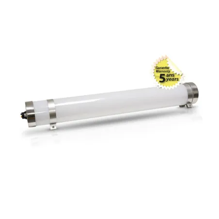TUBULAIRE LED INTÉGRÉES OPALE TRAVERSANT 40W 5100LM 3000K GARANTIE 5 ANS
