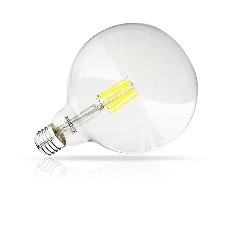LED FIL COB GLOBE G125 E27 8 W 4000 K CLAIRE BOITE