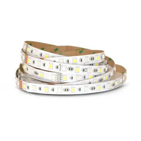 Bandeau LED RGBW-6000K 5m 60 LED/m 9W/m IP20-12V