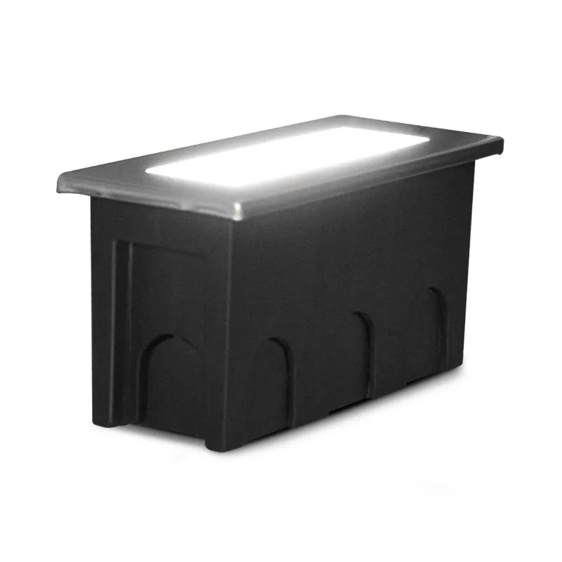 SPOT LED ENCASTRABLE BALISE 1,5 W 4000 K IP65 RECTANGLE