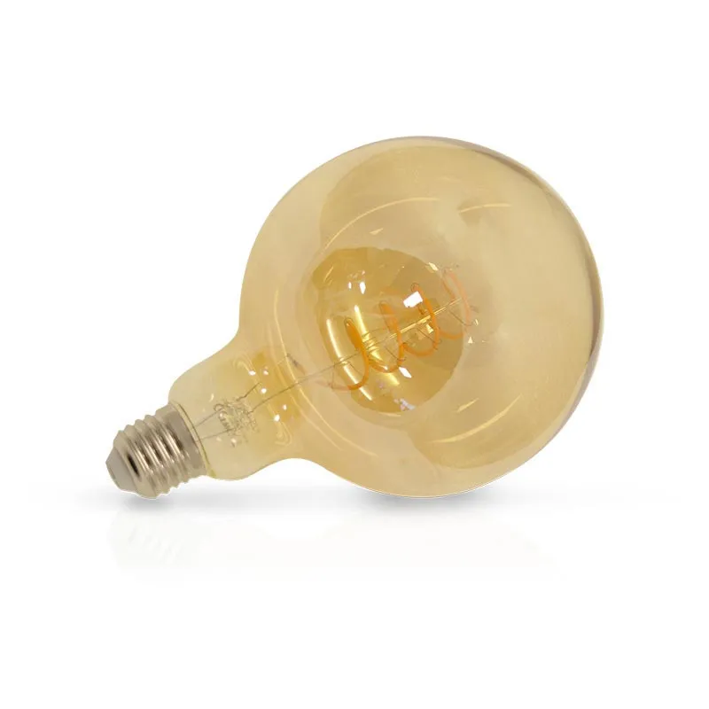 LED FIL COB GLOBE G125 E27 4 W 2700 K GOLDEN BOITE SPIRALE