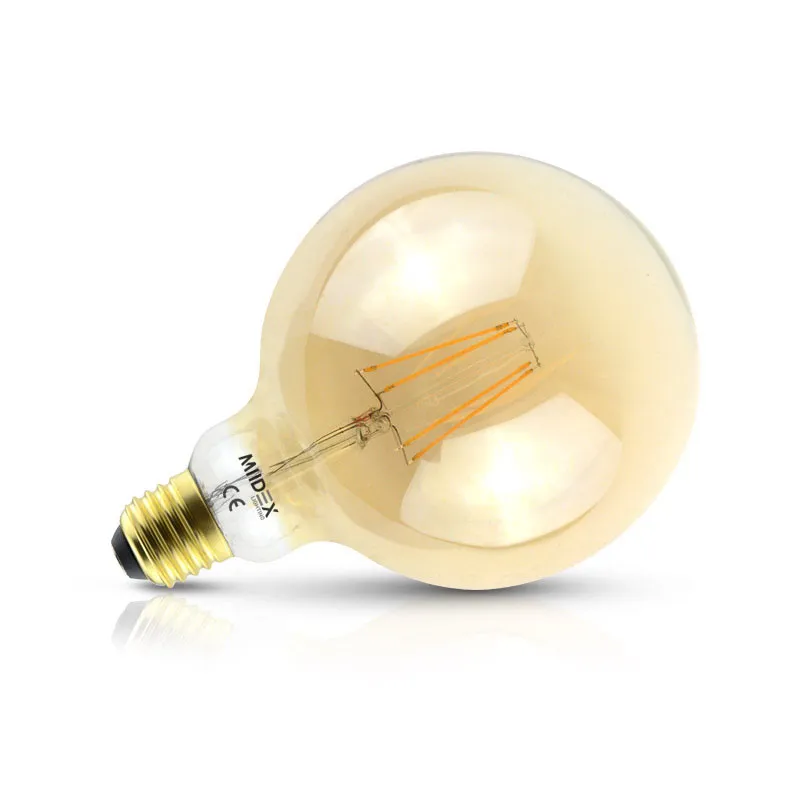 LED FIL COB GLOBE G125 E27 8 W 2700 K GOLDEN DIMMABLE BOITE