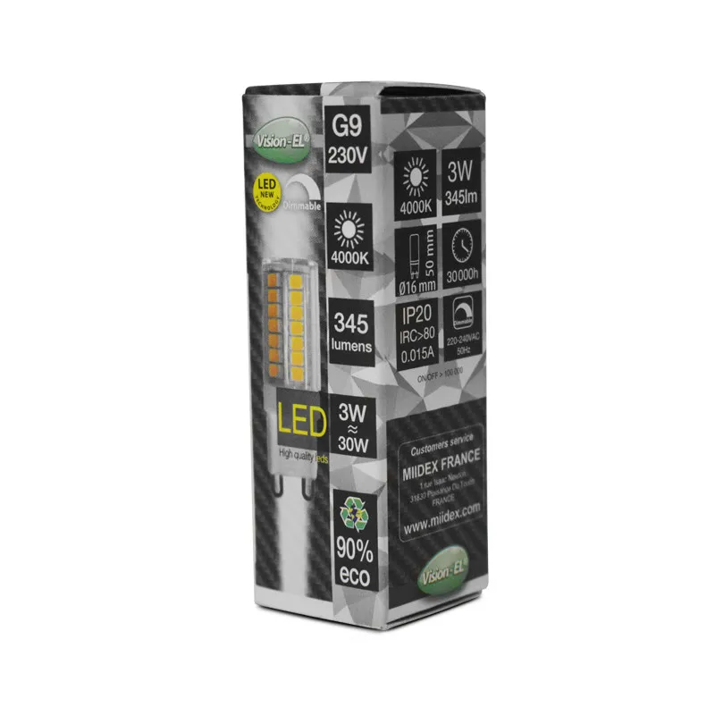 AMPOULE LED G9 3W 4000K DIMMABLE