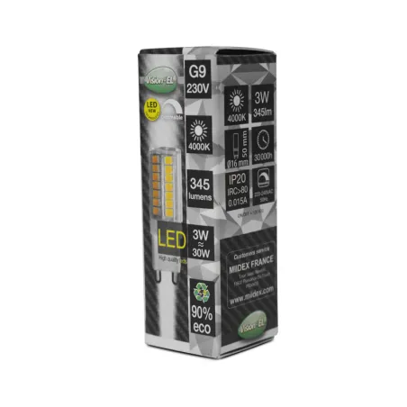 AMPOULE LED G9 3W 4000K DIMMABLE