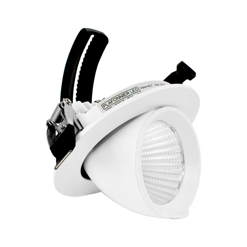 LED PLAFOND  CIRCULAIRE  ORIENTABLE  10 W  3000 K