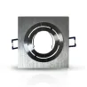 SUPPORT DE SPOT  CARRE ALUMINIUM ORIENTABLE 92x92 mm