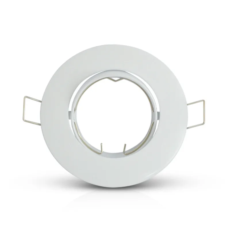 SUPPORT DE SPOT    ROND BLANC      ORIENTABLE 93 mm