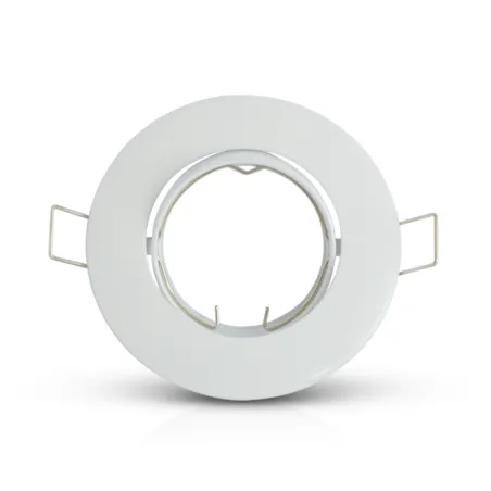 SUPPORT DE SPOT    ROND BLANC      ORIENTABLE 93 mm