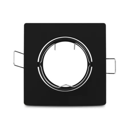 SUPPORT DE SPOT    CARRE NOIR       ORIENTABLE 84x84 mm