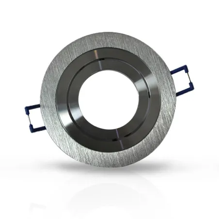 SUPPORT DE SPOT    ROND ALUMINIUM           ORIENTABLE 92 mm