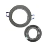 SUPPORT DE SPOT    ROND ALUMINIUM           ORIENTABLE 92 mm