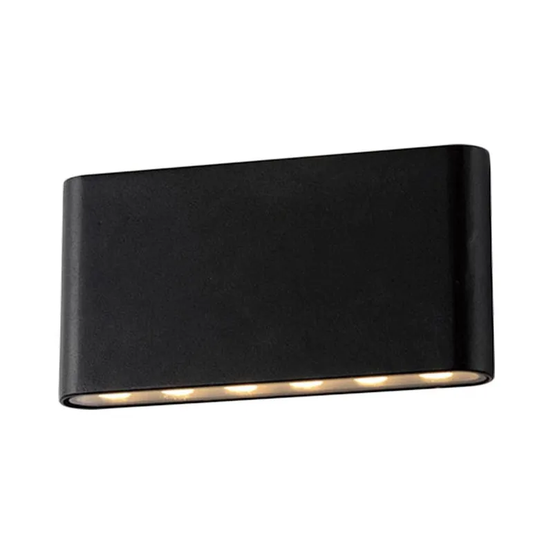 APPLIQUE MURALE LED 10 W RECTANGULAIRE 4000K GRIS ANTHRACITE IP54