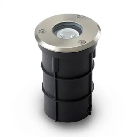 SPOT ENCASTRABLE LED DIAM 62 1 W ROND BLEU IP67 304
