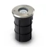 SPOT ENCASTRABLE LED DIAM 62 1 W ROND BLEU IP67 304