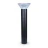 POTELET SOLAIRE CONIQUE 9 V 4 W NOIR 3000 K IP65 800mm