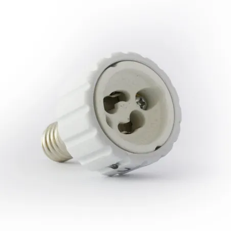 ADAPTATEUR BASE  CULOT  E14     VERS  GU10